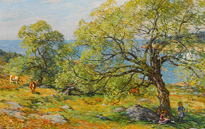 美国 | 维拉德·勒若·麦特卡夫(Willard Leroy Metcalf,1858-1925)高清作品集553.8MB