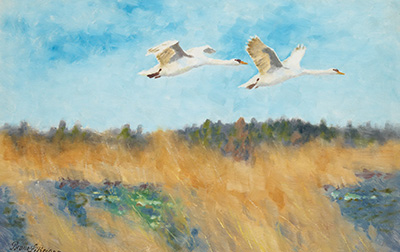 瑞典 | 布鲁诺·利耶福什（Bruno Liljefors,1860-1939）高清作品集2.0GB