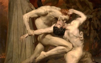 地狱中的但丁和维吉尔 Dante and Virgil in Hell – 布格罗1850