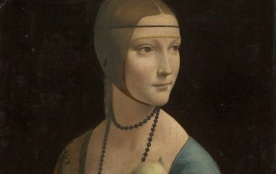 抱银鼠的女子Lady with an Ermine，达芬奇 1489