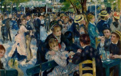 南磨房舞会 Dance at Le Moulin de la Galette，雷诺阿 1876