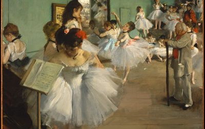 舞蹈课 The Dance Class，德加 1874