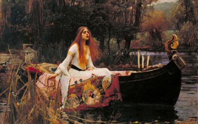 夏洛特姑娘 John William Waterhouse，沃特豪斯 1888