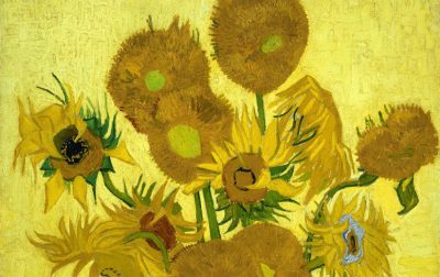 向日葵 Sunflowers，梵高 1889
