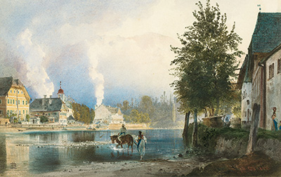 奥地利 | 鲁道尔夫·冯·阿尔特（Rudolf von Alt,1812-1905）高清作品集3.7GB