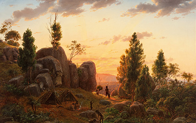 奥地利 | 欧根·冯·格拉德（Eugene von Guerard,1811-1901）高清作品集1.3GB