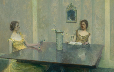 美国 | 托马斯·威尔默·德温(Thomas Wilmer Dewing,1851-1938)高清作品集694MB